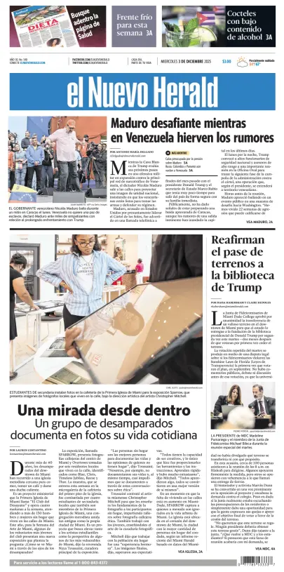 Cover of El Nuevo Herald