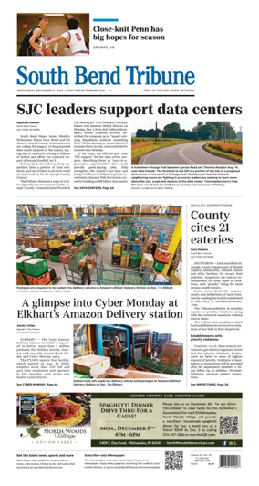 Cover of South Bend Tribune