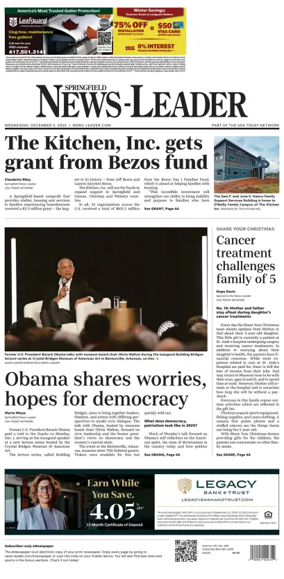 Cover of Springfield News-Leader