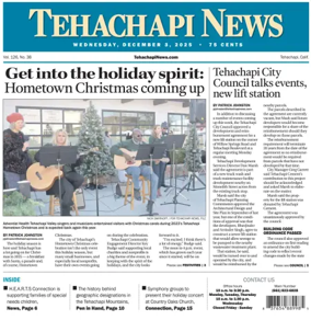 Cover of Tehachapi News