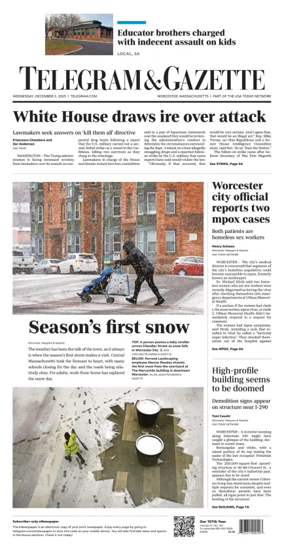 Cover of Telegram & Gazette