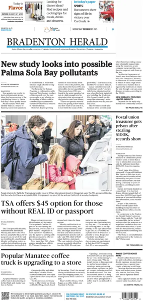 Cover of The Bradenton Herald