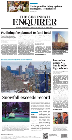 Cover of The Cincinnati Enquirer