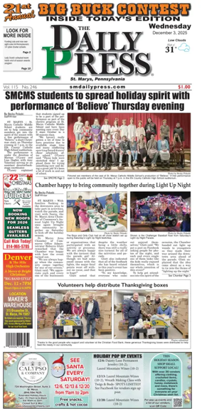 Cover of The Daily Press