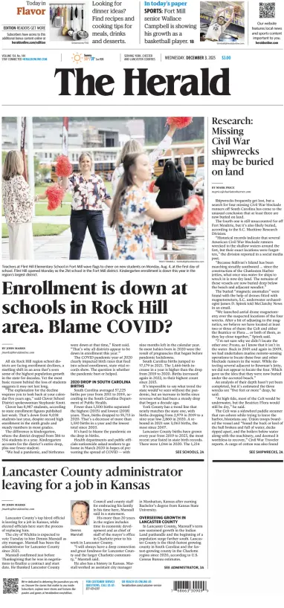 Cover of The Herald (Rock Hill)