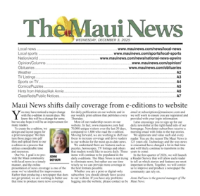 Cover of The Maui News