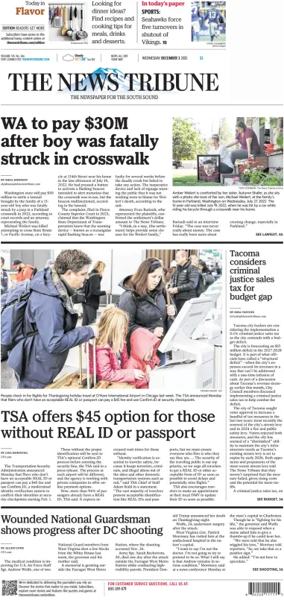 Cover of The News Tribune