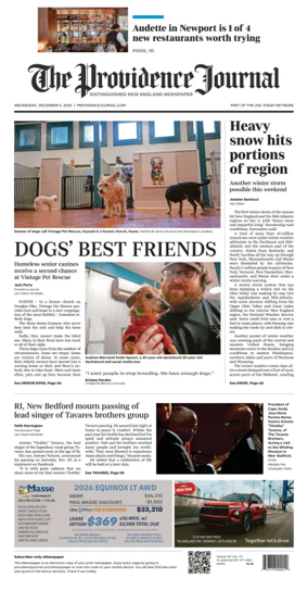 Cover of The Providence Journal