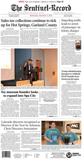 Cover of The Sentinel-Record