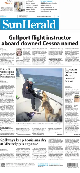 Cover of The Sun Herald