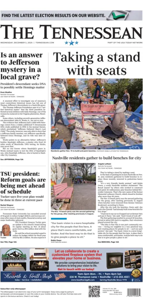 Cover of The Tennessean
