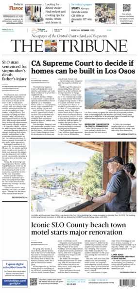 Cover of The Tribune (SLO)