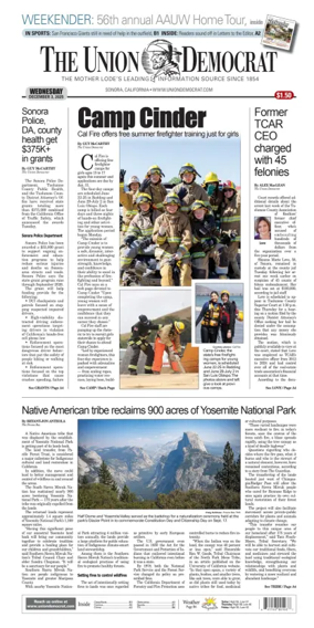 Cover of The Union Democrat