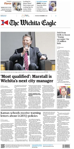 Cover of The Wichita Eagle