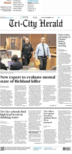 Cover of Tri-City Herald