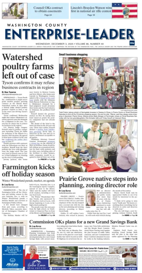 Cover of Washington County Enterprise-Leader