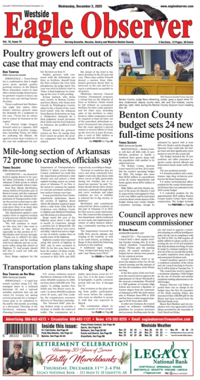 Cover of Westside Eagle-Observer