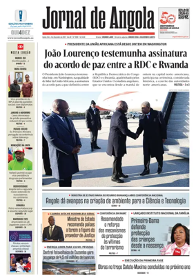 Cover of Jornal de Angola