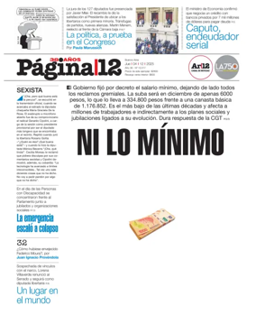 Cover of Pagina 12