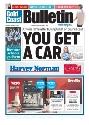 Cover of The Gold Coast Bulletin