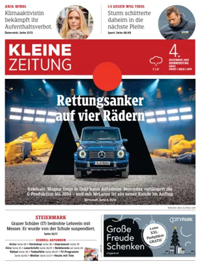Cover of Kleine Zeitung Steiermark