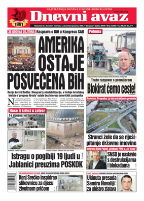 Cover of Dnevni avaz