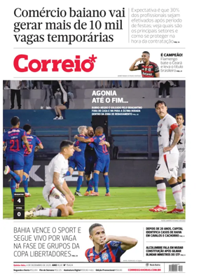 Cover of Correio da Bahia