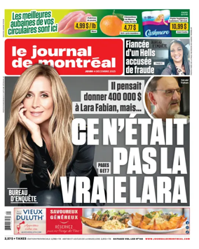 Cover of Le Journal de Montreal