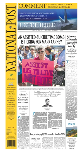 Cover of National Post - (National Edition)
