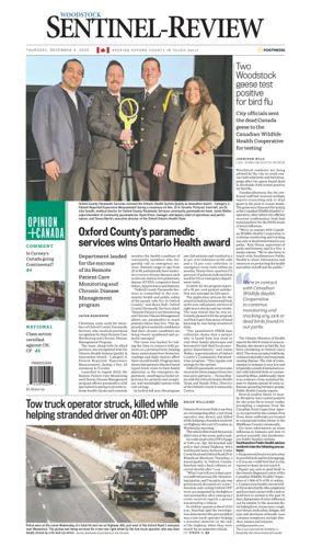 Cover of Sentinel-Review (Woodstock)