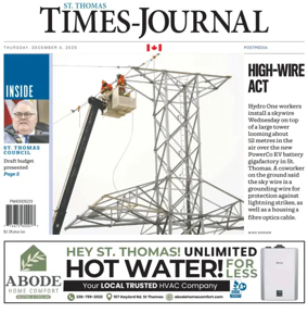 Cover of St. Thomas Times-Journal