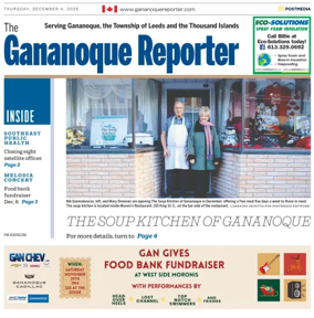 Cover of The Gananoque Reporter
