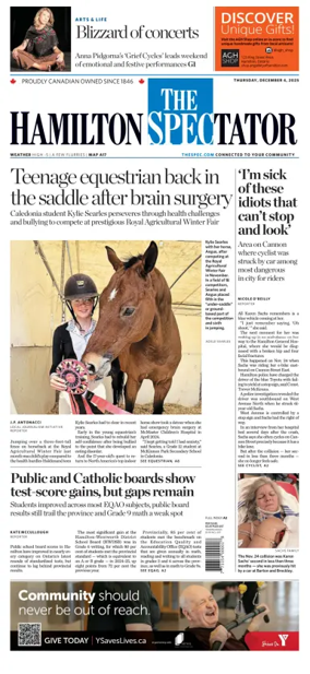 Cover of The Hamilton Spectator