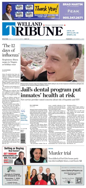 Cover of The Welland Tribune