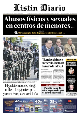 Cover of Listin Diario