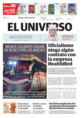 Cover of El Universo