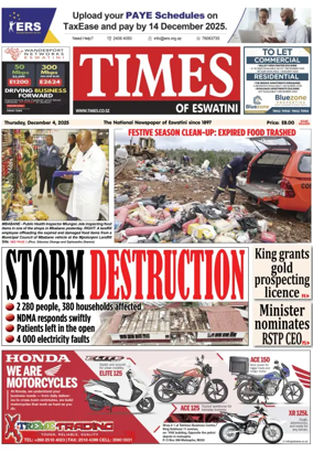 Cover of Times of Eswatini