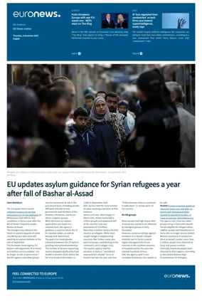 Cover of EuroNews (English Edition)