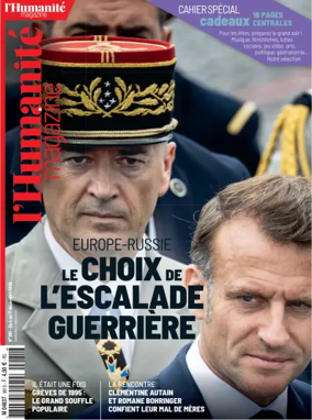 Cover of L'HUMANITE MAGAZINE