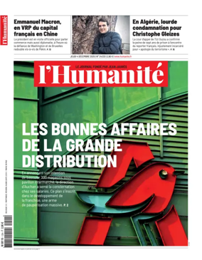 Cover of L'HUMANITE