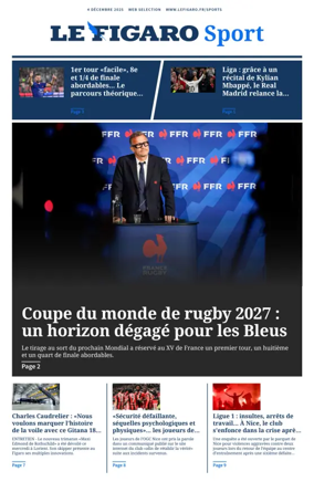 Cover of Le Figaro Sport