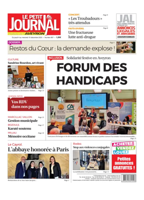 Cover of Le Petit Journal - L'hebdo local de l'Aveyron