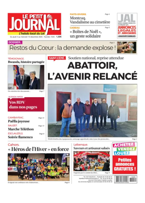 Cover of Le Petit Journal - L'hebdo local du Lot