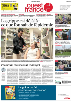 Cover of Ouest France (Cholet)