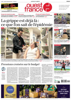 Cover of Ouest France (Dinan)