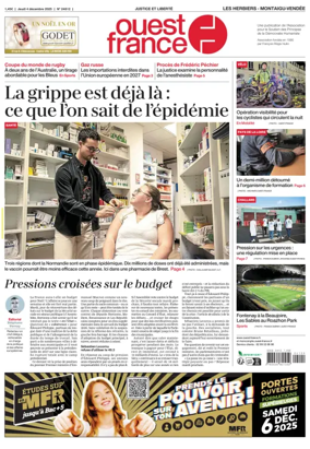 Cover of Ouest France (Les Herbiers / Montaigu)