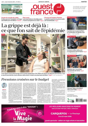 Cover of Ouest France (Nantes)
