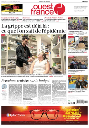 Cover of Ouest France (Vannes)