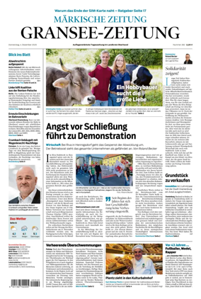 Cover of Gransee-Zeitung