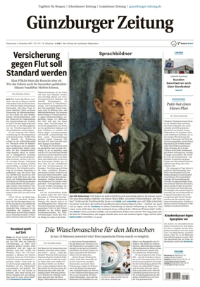 Cover of Guenzburger Zeitung